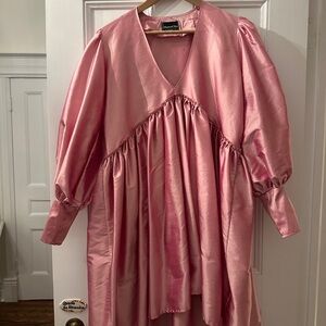 MaisonCleo Wild Silk Pink Minidress